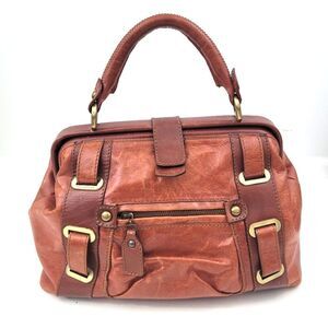NUOVEDIVE genuine leather medical satchel tote